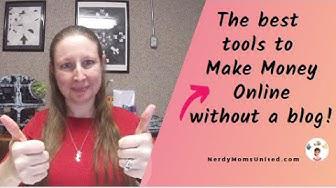 'Video thumbnail for Best Tools to Make Money Online Without a Blog'